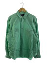 【中古】POLO RALPH LAUREN◆90s/RL WESTERN/長袖シャツ/L/コットン/グリーン/ティファニーブルー//【メンズウェア】