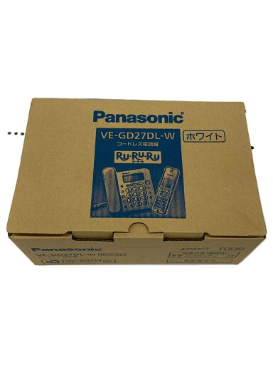 【中古】Panasonic◆電話機 VE-GD27DL-W【家電・ビジュアル・オーディオ】 【中古】Panasonic◆電話機 VE-GD27DL-W【家電・ビジュアル・オーディオ】