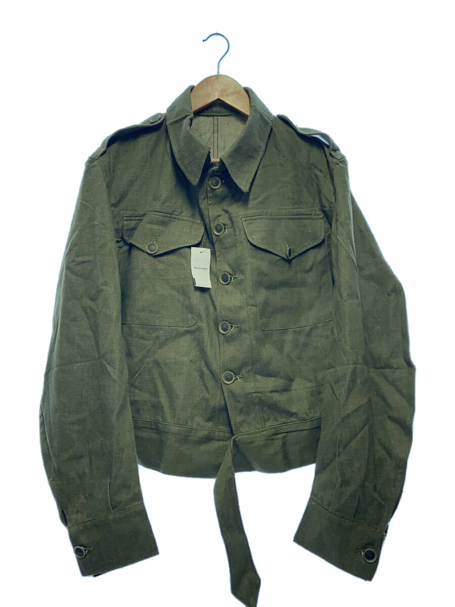 Denim Jacket - 【中古】BRITISH MILITARY◆50s/イギリス軍/ジャケット/--/グリーンデニム/GRN//【メンズウェア】
