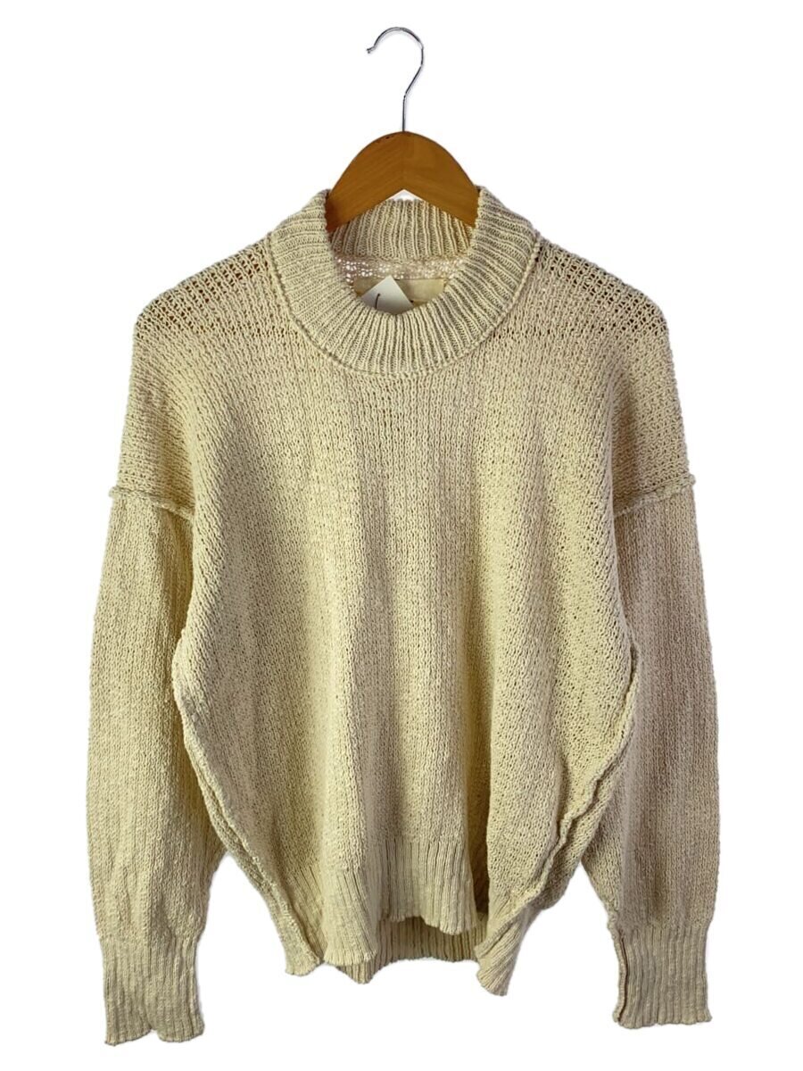TODAYFUL◆Cottonlinen Over Knit/ニット・セーター/FREE/コットン/CRM/無地/12310513