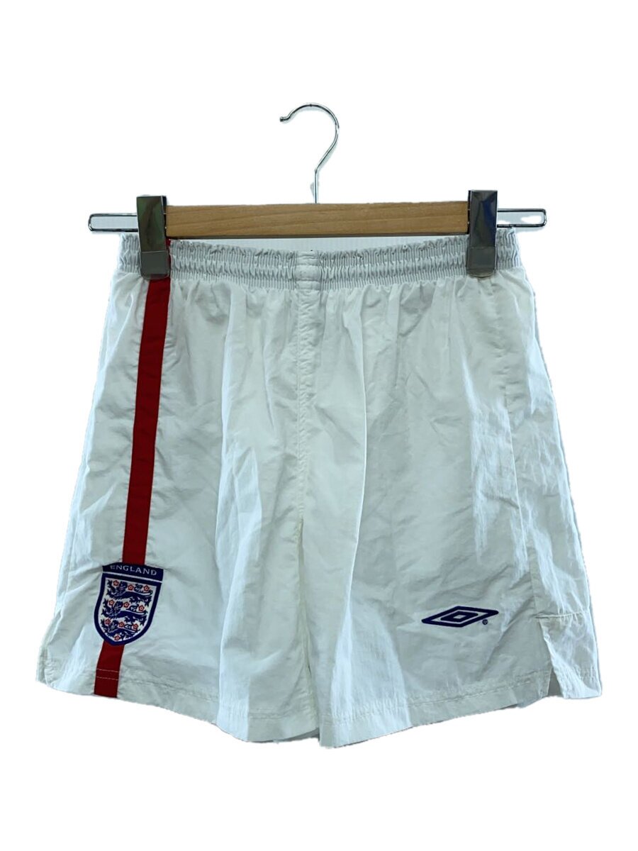 【中古】UMBRO◆00s/イングランド代表/ショートパンツ/S/ナイロン/WHT//【メンズウェア】