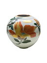 【中古】九谷焼◆壷・花瓶/怒泉/WHT【インテリア小物・日用雑貨】