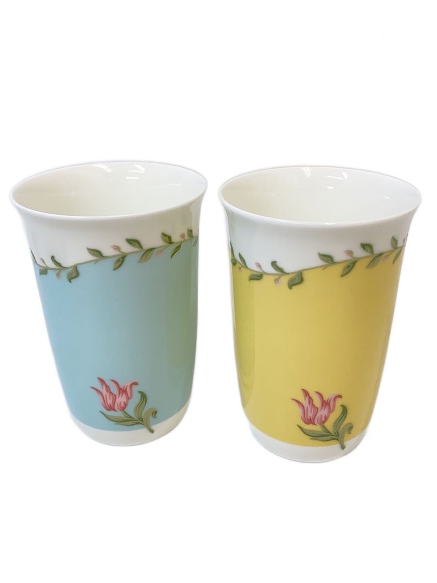 【中古】TIFFANY&Co.◆グラス/2点セット/YLW【キッチン用品】