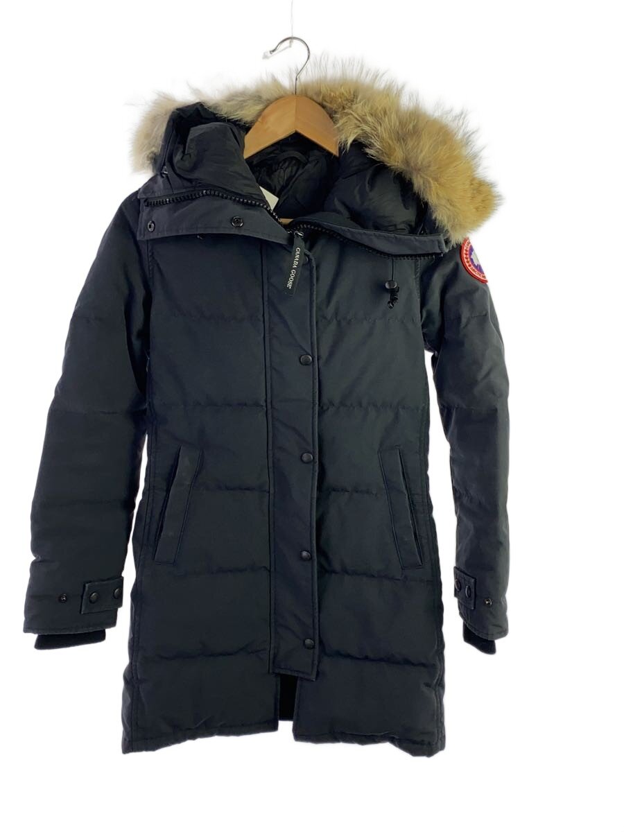 【中古】CANADA GOOSE◆ダウンジャケット/S/ナイロン/NVY/無地/2302JL【レディ ...