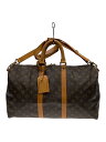 【中古】LOUIS VUITTON◆キーポル・バンドリエール45_モノグラム・キャンバス_BRW/PVC/BRW/総柄【バッグ】