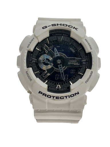 【中古】CASIO◆クォーツ腕時計・G-SHOCK/デジアナ/WHT【服飾雑貨他】 【中古】CASIO◆クォーツ腕時計・G-SHOCK/デジアナ/WHT【服飾雑貨他】