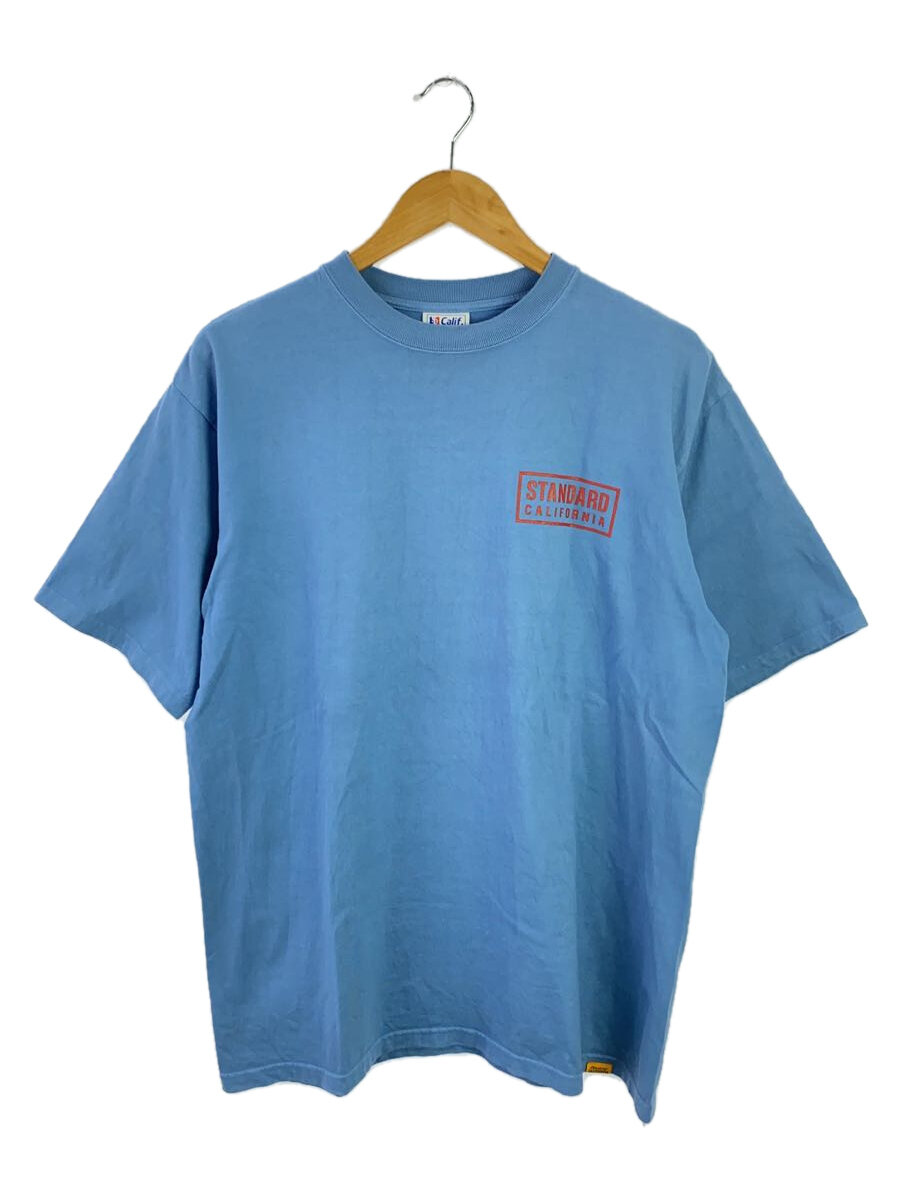 【中古】STANDARD CALIFORNIA◆Tシャツ/L/コットン/BLU【メンズウェア】