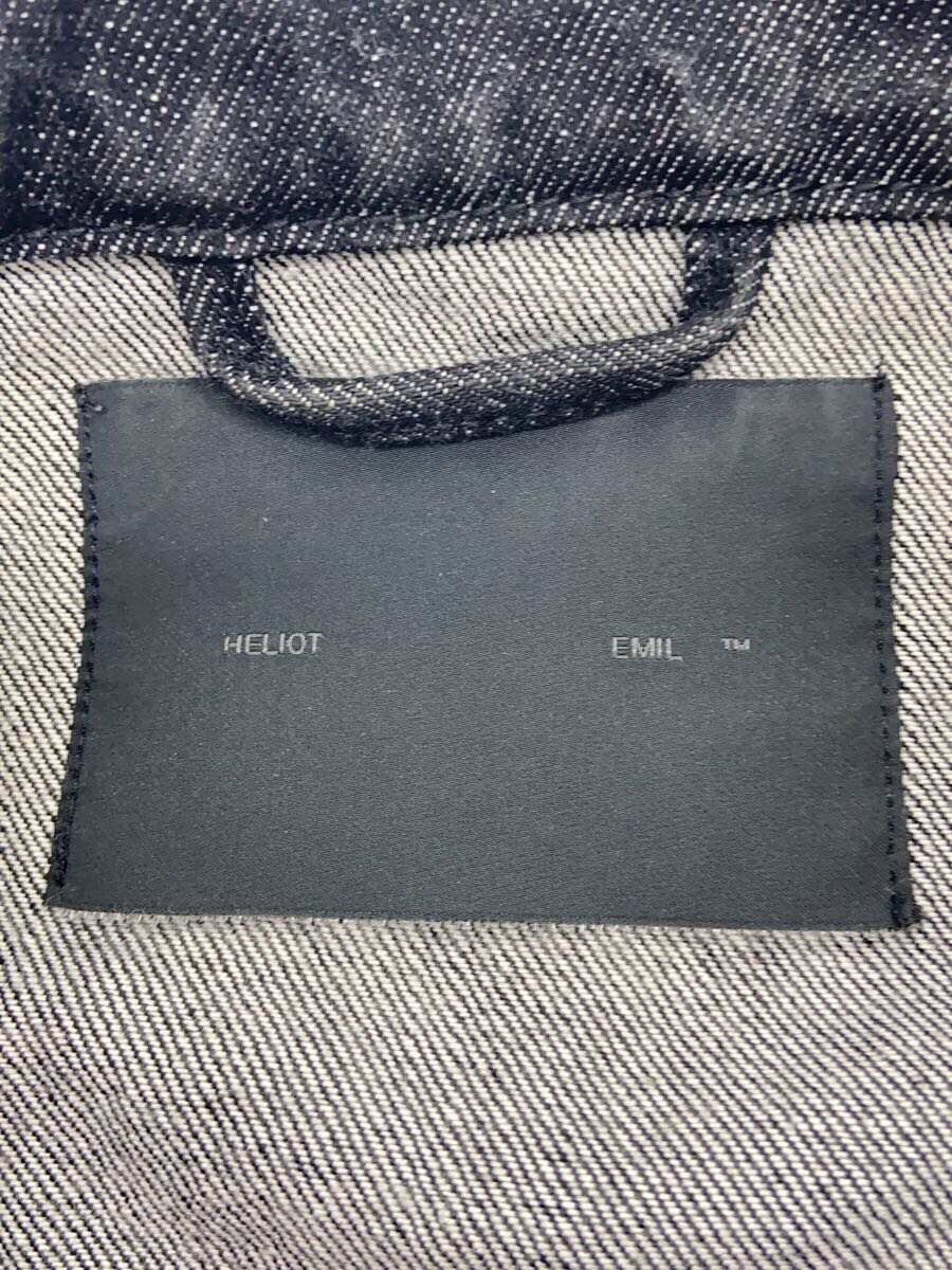 2nd STREET 楽天市場店の【中古】HELIOT EMIL◆23SS/Equisetum/カットアウトデニムジャケット/クロップド丈/46/コットン/BLK/? NULL ?【メンズウェア】｜アングル3