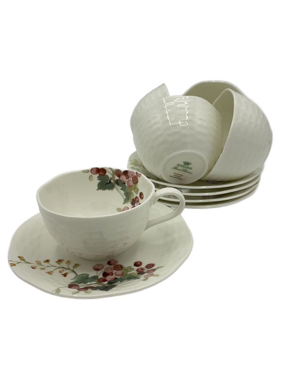 Rakuten - 【中古】NARUMI◆ルーシーガーデン/カップ&ソーサー/5点セット/WHT//【キッチン用品】