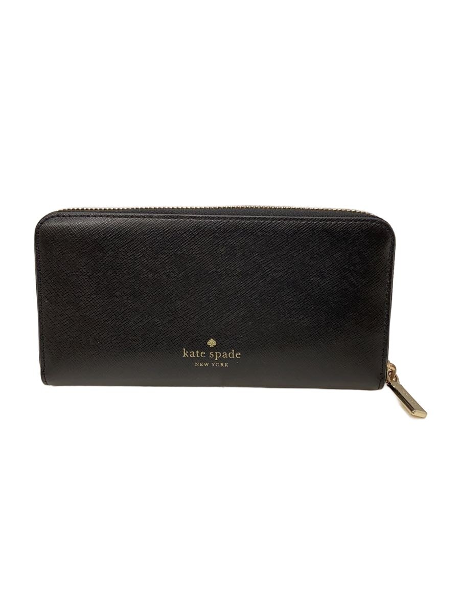 【中古】kate spade new york◆長財布/--/BLK/レディース/wlr00593【服飾雑貨他】