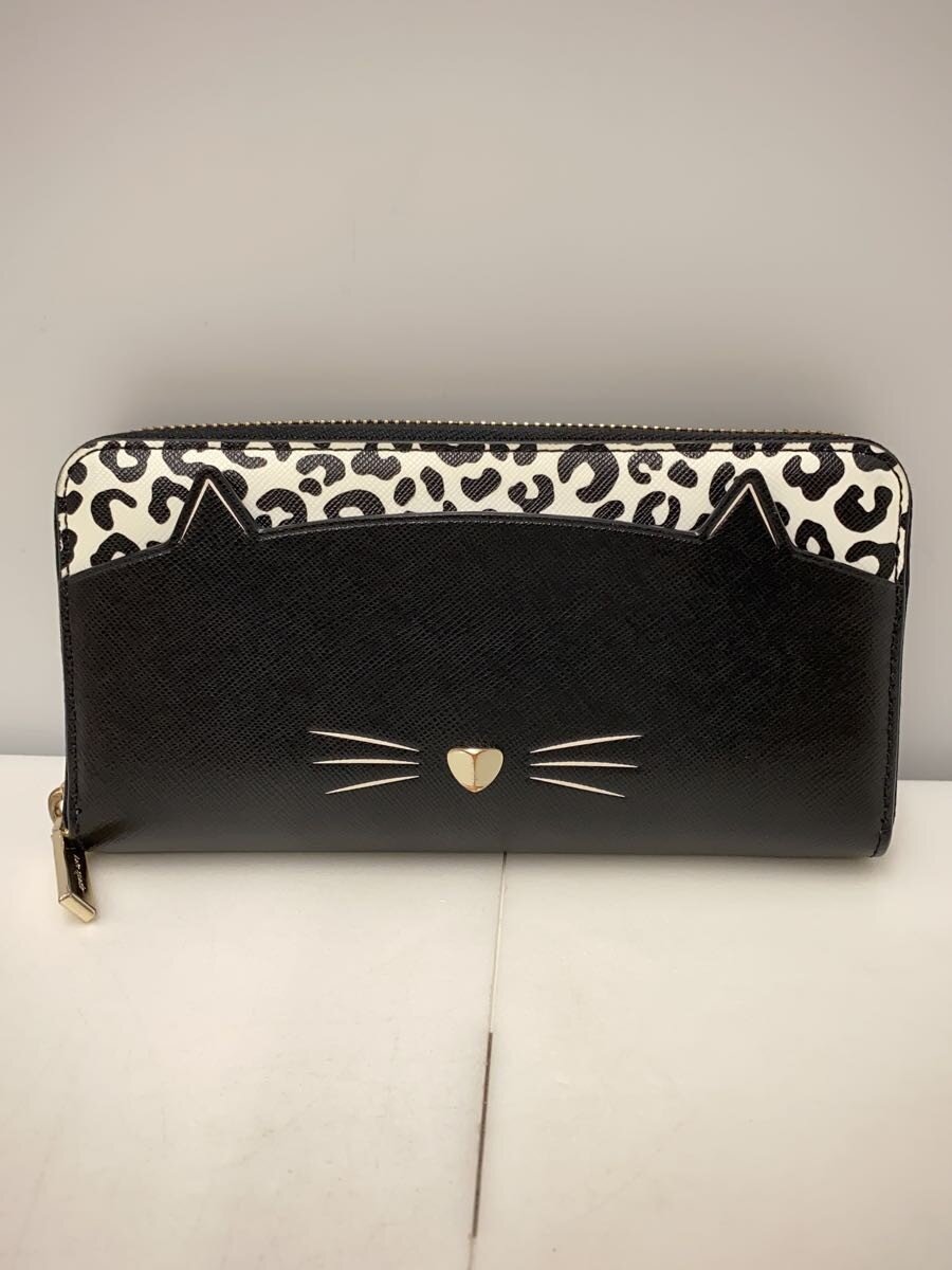 【中古】kate spade new york◆長財布/--/BLK/レディース/wlr00593【服飾雑貨他】