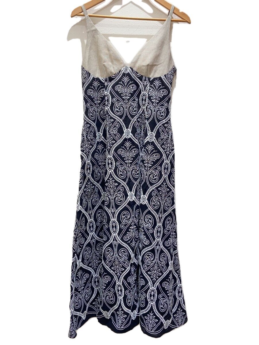 【中古】JILLSTUART◆バイカラーエンブロイダリードレス/2/コットン/BLK/総柄/092-4140035【レディースウェア】