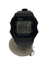 【中古】CASIO◆クォーツ腕時計/デジタル/GRY/BLK/W-800H【服飾雑貨他】(2)