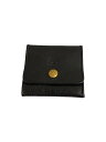 【中古】IL BISONTE◆コインケース/レザー/BLK/メンズ【服飾雑貨他】