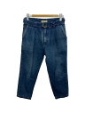 【中古】CULLNI◆LONG BELT TAPERED PANTS/1/デニム/IDG/JDCLPT1102【レディースウェア】