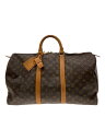 【中古】LOUIS VUITTON◆M41428/キーポル45_モノグラム・キャンバス_BRW/PVC/BRW【バッグ】