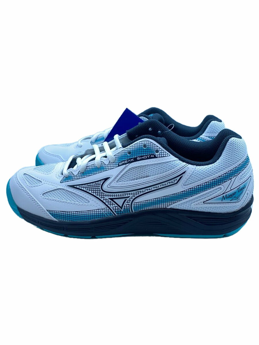 【中古】MIZUNO◆ローカットスニーカー/26.5cm/WHT/61GR234220【シューズ】