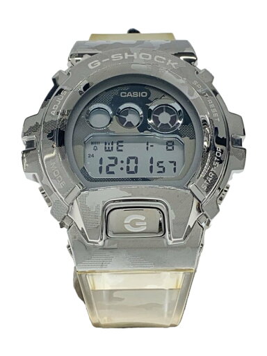 【中古】CASIO◆腕時計/デジタル/SLV/CRM/GM-6900SCM/Gショック/スケルトン/カモフラージュ【服飾雑貨他】 【中古】CASIO◆腕時計/デジタル/SLV/CRM/GM-6900SCM/Gショック/スケルトン/カモフラージュ【服飾雑貨他】
