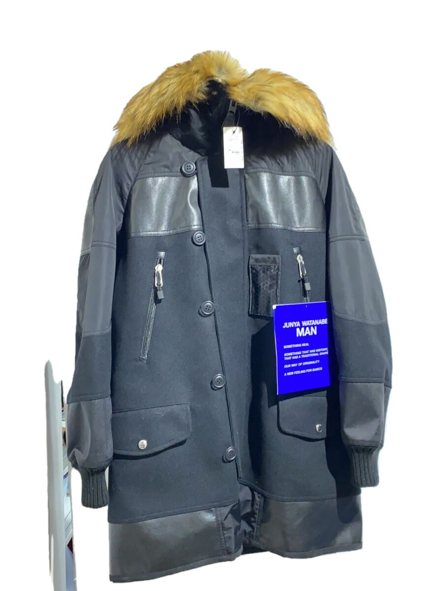 【中古】JUNYA WATANABE COMME des GARCONS MAN◆ジャケット/XS/ウール/ブラック/無地/WL-J021【メンズウェア】