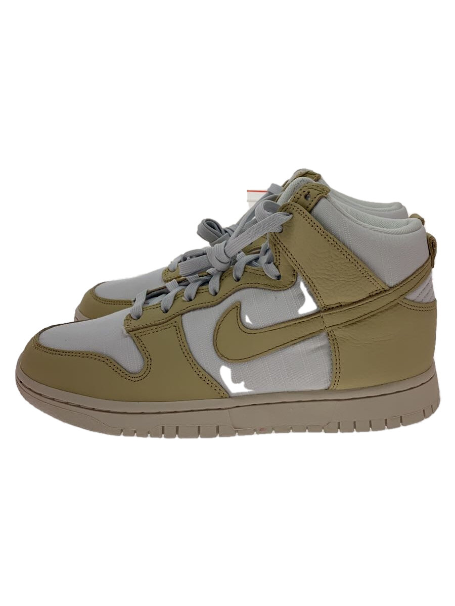 NIKE◆ハイカットスニーカー/26.5cm/BEG/DX3452-700/NIKE DUNK HIGH LX