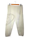 【中古】DIESEL◆ボトム/XL/コットン/WHT【メンズウェア】