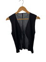 【中古】PLEATS PLEASE ISSEY MIYAKE◆ベスト/3/ポリエステル/ブラック/PP04-JE621/ボタンレス【レディースウェア】(4)
