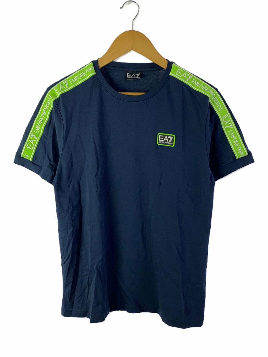 【中古】EMPORIO ARMANI◆Tシャツ/M/ポリエステル/NVY/3LPT18PJ02Z【メンズウェア】