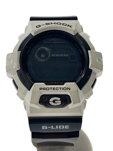 【中古】CASIO◆ソーラー腕時計・G-SHOCK/デジタル/--/WHT/BLK【服飾雑貨他】 【中古】CASIO◆ソーラー腕時計・G-SHOCK/デジタル/--/WHT/BLK【服飾雑貨他】