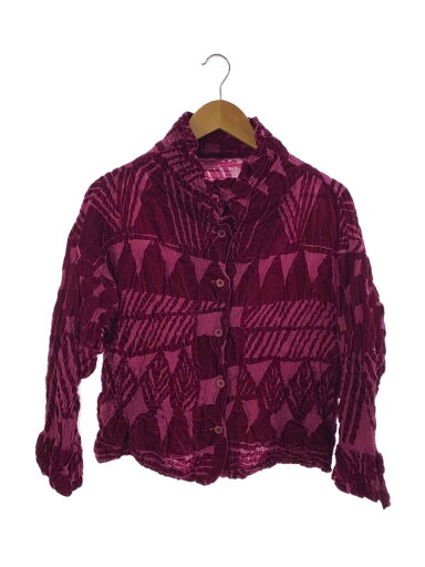 【中古】me ISSEY MIYAKE◆長袖ブラウス/--/コットン/PNK【レディースウェア】 【中古】me ISSEY MIYAKE◆長袖ブラウス/--/コットン/PNK【レディースウェア】