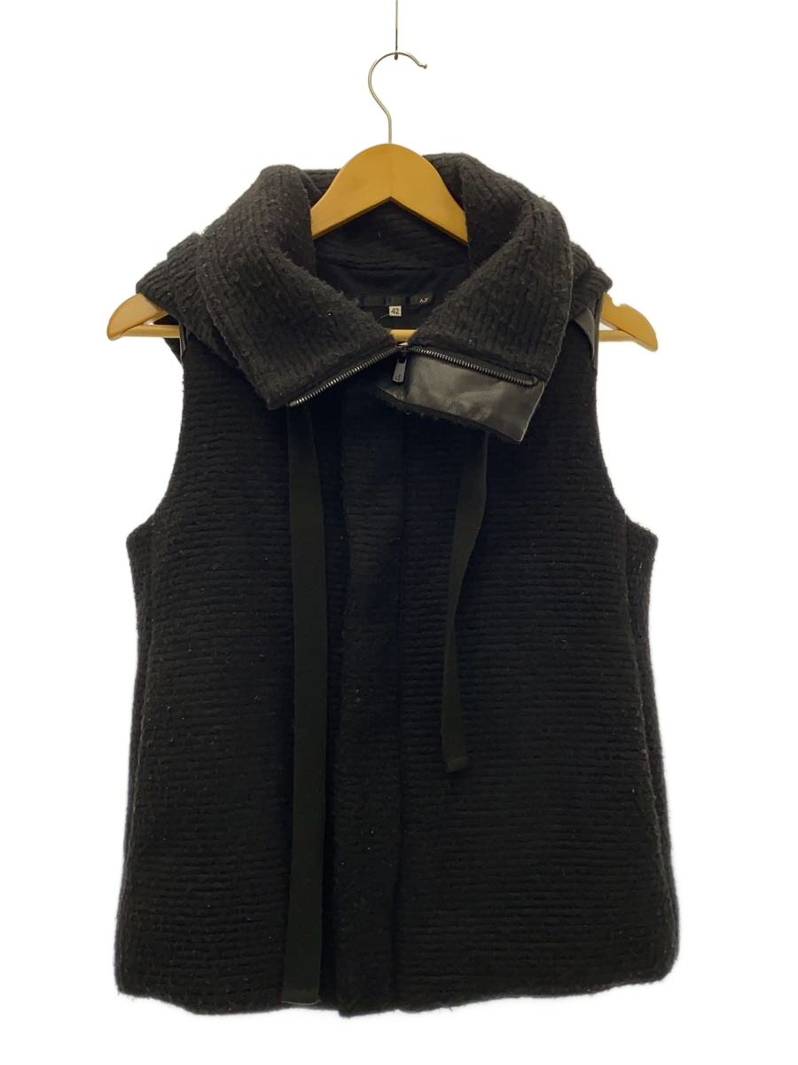 A.F ARTEFACT◆ベスト/42/ウール/BLK/homme