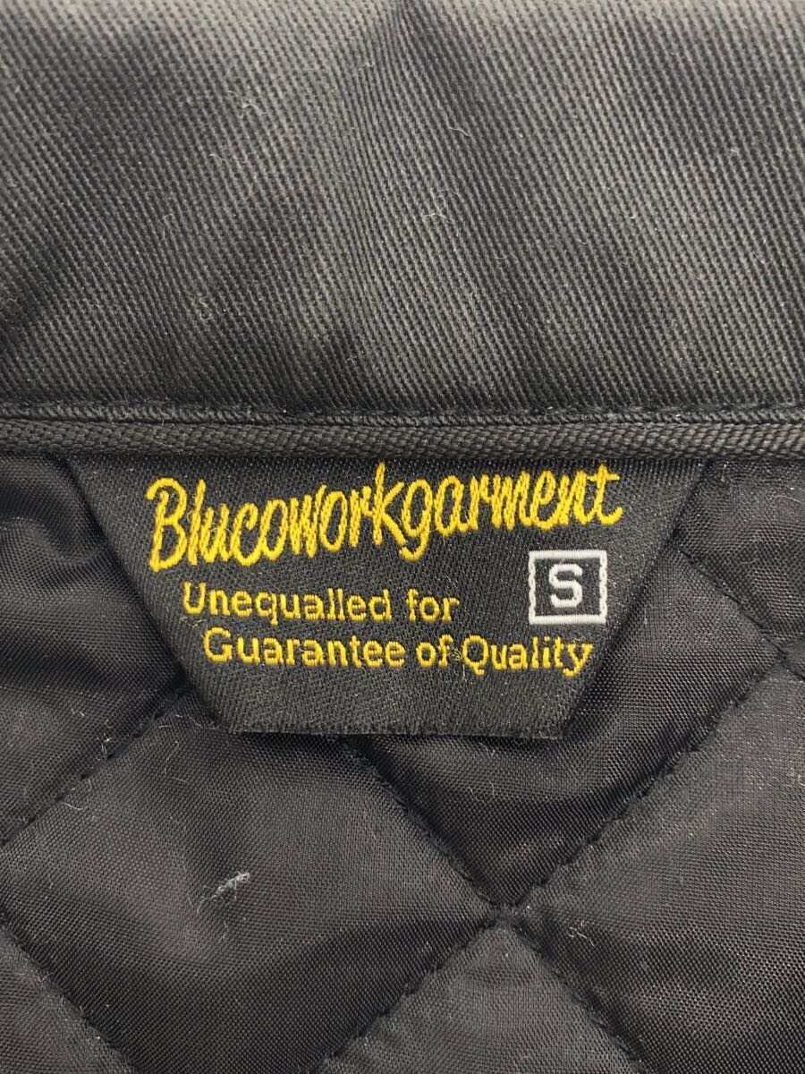 【中古】BLUCO◆ジャケット/S/ポリエステル/BLK/無地【メンズウェア】