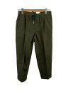 【中古】kolor / BEACON◆20SS/クロップドワークパンツ/1/ポリエステル/KHK/背面アジャスタ部分ヨゴレ//【メンズウェア】