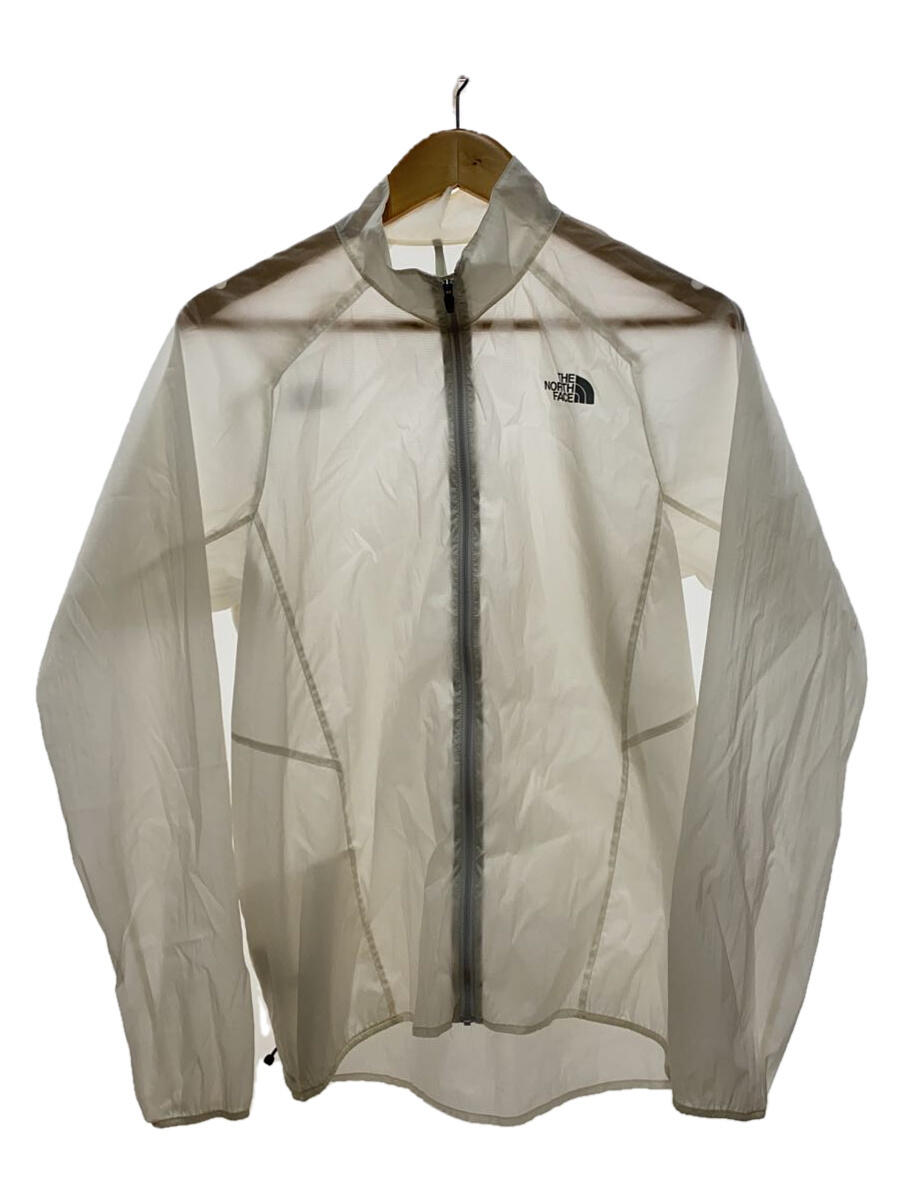 【中古】THE NORTH FACE◆IMPULSE RACING JACKET_インパルスレーシングジャケット/M/ナイロン/WHT/チェック【メンズウェア】