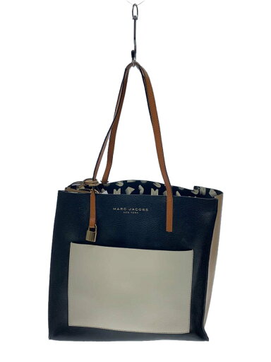 【中古】MARC JACOBS◆トートバッグ/レザー/BLK//【バッグ】 【中古】MARC JACOBS◆トートバッグ/レザー/BLK//【バッグ】
