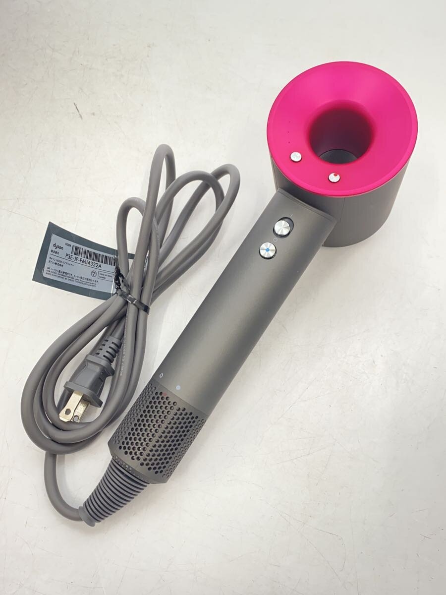 【中古】dyson◆ヘアドライヤー Dyson Supersonic Ionic アイアン/フューシャ【家電・ビジュアル・オー..