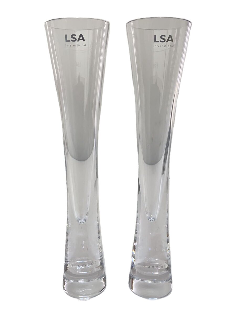 【中古】LSA/シャンパングラス/2点セット/CLR/G474-04-985/MOYA【キッチン用品】