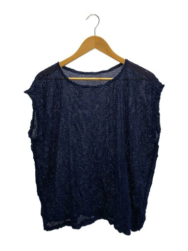 【中古】me ISSEY MIYAKE◆ノースリーブカットソー/--/ポリエステル/NVY/MI42JK613【レディースウェア】 【中古】me ISSEY MIYAKE◆ノースリーブカットソー/--/ポリエステル/NVY/MI42JK613【レディースウェア】