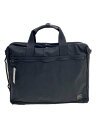【中古】PORTER◆ブリーフケース/ナイロン/BLK/無地/620-08283【バッグ】