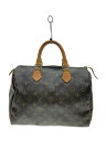 【中古】LOUIS VUITTON◆1)スピーディ30_モノグラム・キャンバス_BRW/PVC/BRW/総柄//【バッグ】(4)