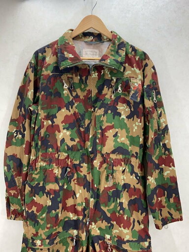 【中古】MILITARY◆SPILAG/50-76/アルペンカモ/スイス軍/ジャンプスーツ/--/ポリエステル/マルチカラー/カモフラ【メンズウェア】