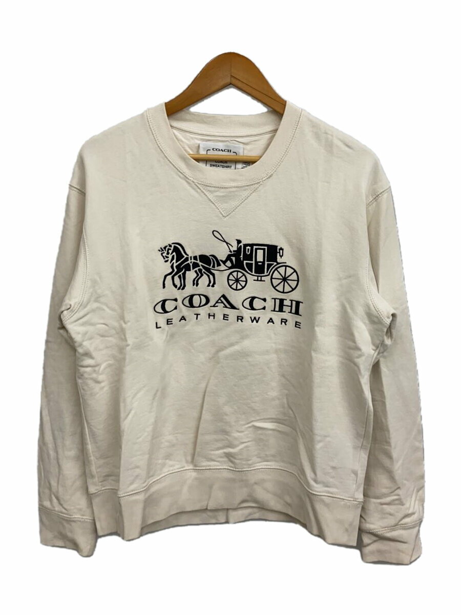 【✨美品】Coachコーチ スウェット レディース トップス オフホワイト S 楽天市場】COACH(スウェット・トレーナー|トップス