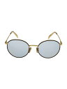【中古】CELINE◆サングラス/--/メタル/GLD/BLU/メンズ/CL50036U【服飾雑貨他】