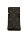 【中古】LOUIS VUITTON◆エテュイ・シガレット_モノグラム・キャンバス_BRW/キャンバス/BRW/レディース【服飾雑貨他】
