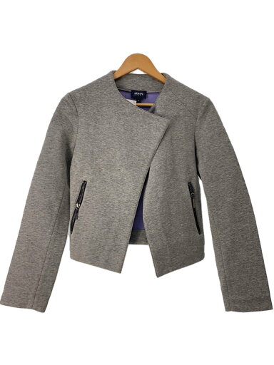 【中古】ARMANI JEANS◆セットアップ/38/コットン/GRY/無地【レディースウェア】 【中古】ARMANI JEANS◆セットアップ/38/コットン/GRY/無地【レディースウェア】