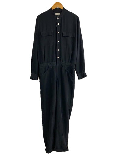 【中古】BED J.W. FORD◆オールインワン/1/ポリエステル/BLK/無地/21SS-B-OL01【メンズウェア】