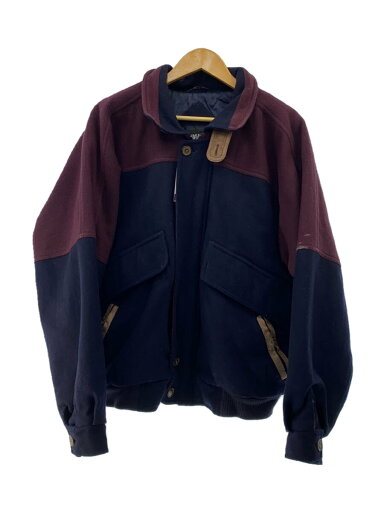 【中古】Fieldmaster◆ブルゾン/M/ウール/NVY/無地【メンズウェア】 【中古】Fieldmaster◆ブルゾン/M/ウール/NVY/無地【メンズウェア】
