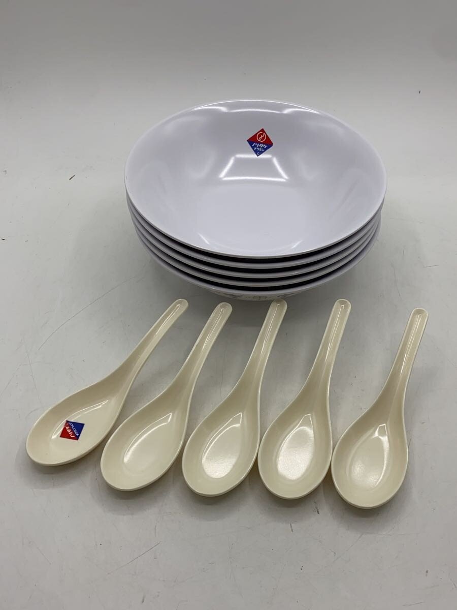 【中古】Noritake◆皿/10点セット/メラミンC/丼5レンゲ5【キッチン用品】