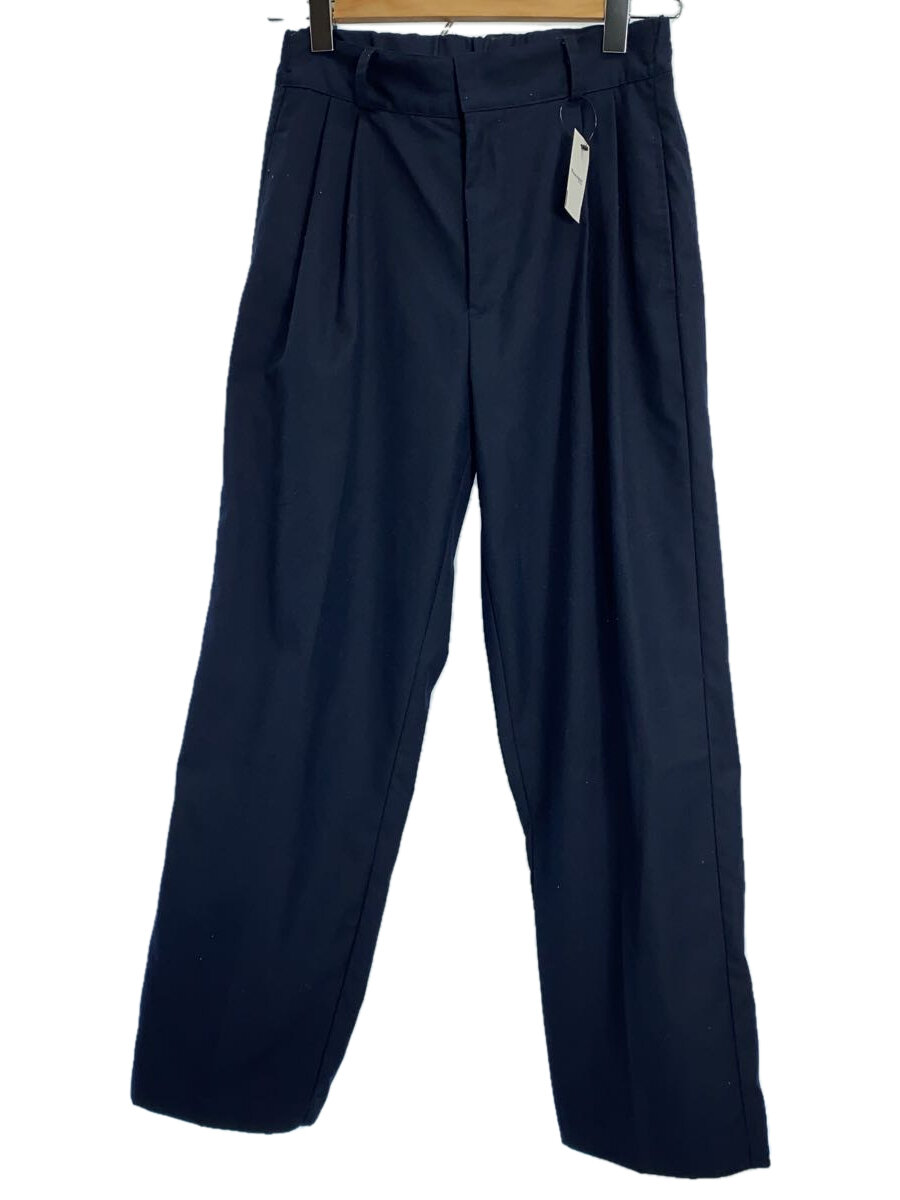 【中古】.efiLevol◆22ss/Flower Embroidery 2 Tucks Slacks/0/ポリエステル/NVY/ll-pt01//【レディースウェア】