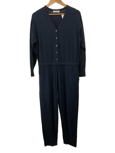 【中古】ebure◆オールインワン/38/コットン/NVY/無地/3710300321【レディースウェア】 【中古】ebure◆オールインワン/38/コットン/NVY/無地/3710300321【レディースウェア】