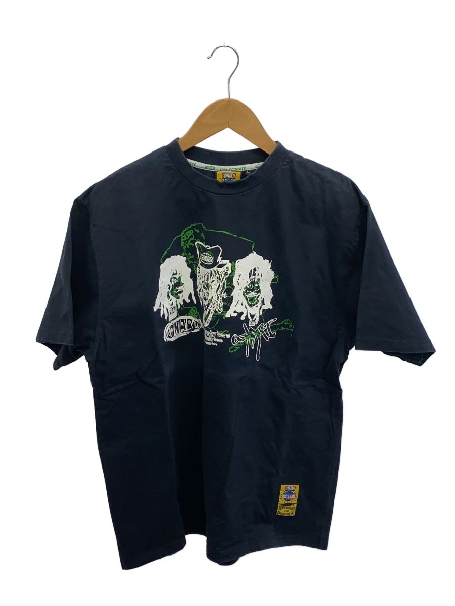 Rakuten - 【中古】CONART◆Tシャツ/L/コットン/BLK/無地/0733-40151【メンズウェア】